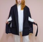 Belted cape Coat - Image 10