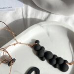 Bubble necklace black