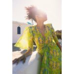 Coral Garden Maxi Wrap Dress - Image 2