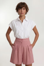 Pleated Shorts