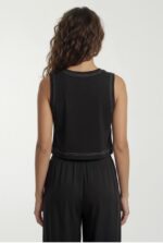Sleeveless crop blouse - Image 2