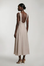 Midi dress beige - Image 3