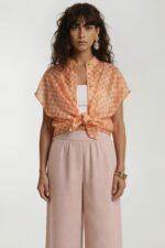 Orange shirt See-through - Image 2