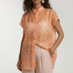 Orange shirt See-through