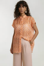 Orange shirt See-through
