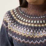 High neck sweater