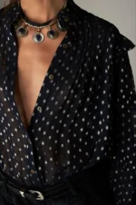 Simona Blouse Sienna Navy - Image 3
