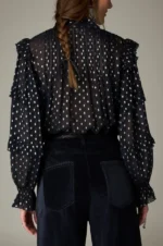 Simona Blouse Sienna Navy - Image 6