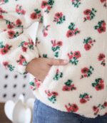 Fluffy bloom Jacket Red - Image 3